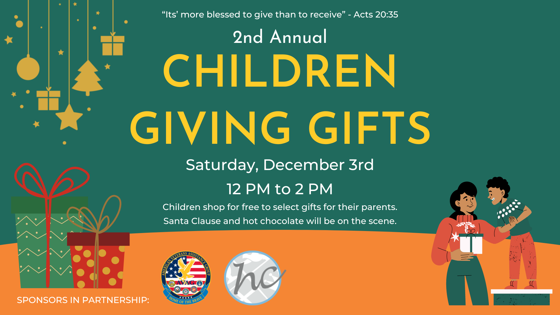 2nd Annual Children Giving Gifts with Hope Chapel
